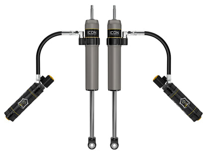 2024-2025 Toyota Tacoma 0-1 Inch Lift Rear V.S. 2.5 Aluminum Series Shock Absorbers Remote Reservoir W/ CDEV Pair Icon Vehicle Dynamics