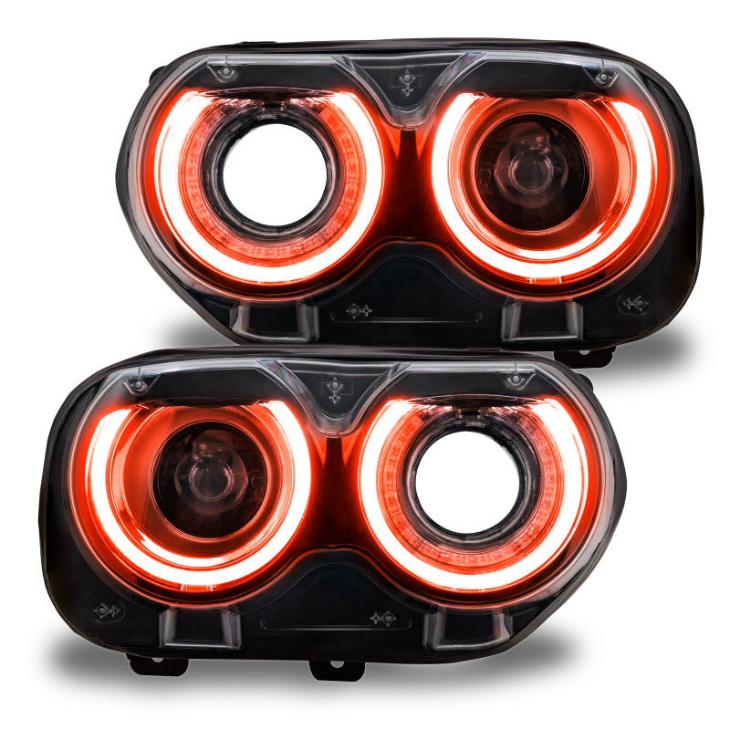 Oracle 15-21 Dodge Challenger RGB+W Headlight DRL Kit - ColorSHIFT w/ Simple Controller