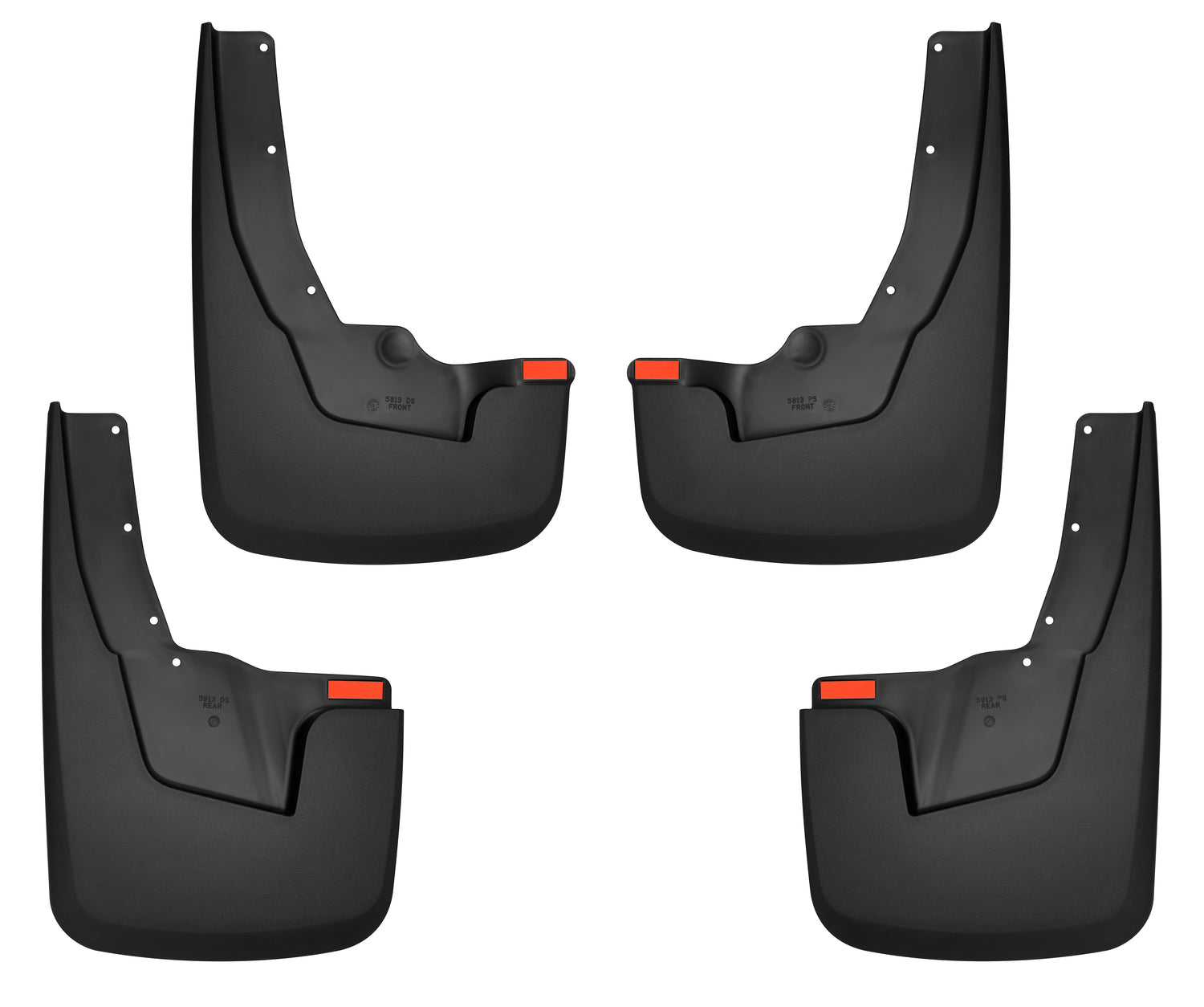 Custom Mud Guards Front and Rear Mud Guard Set For  Husky Liners