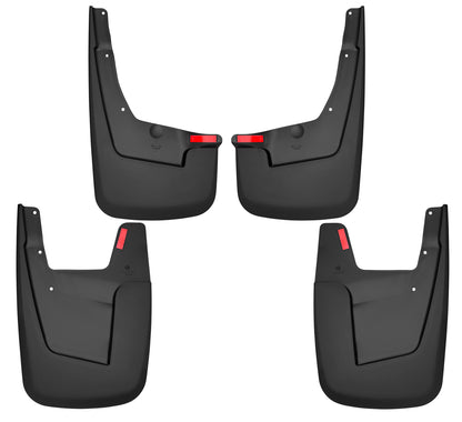 Custom Mud Guards Front and Rear Mud Guard Set For 2019-2025 1500 Husky Liners