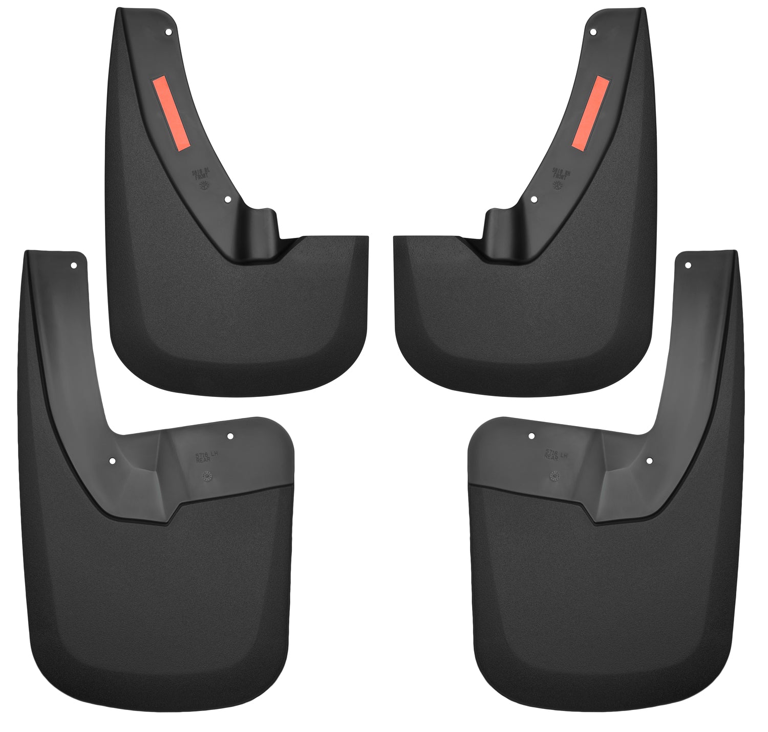 Custom Mud Guards Front and Rear Mud Guard Set For 2009-2023 Ram 1500/2500/3500, 1500 Classic, 2500, 3500 Husky Liners