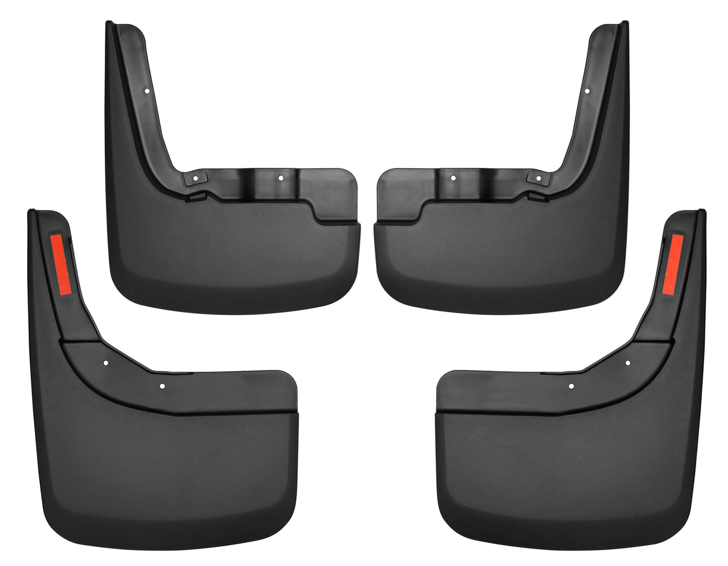 Custom Mud Guards Front and Rear Mud Guard Set For 2019-2026 Silverado 1500/1500 LTD Husky Liners
