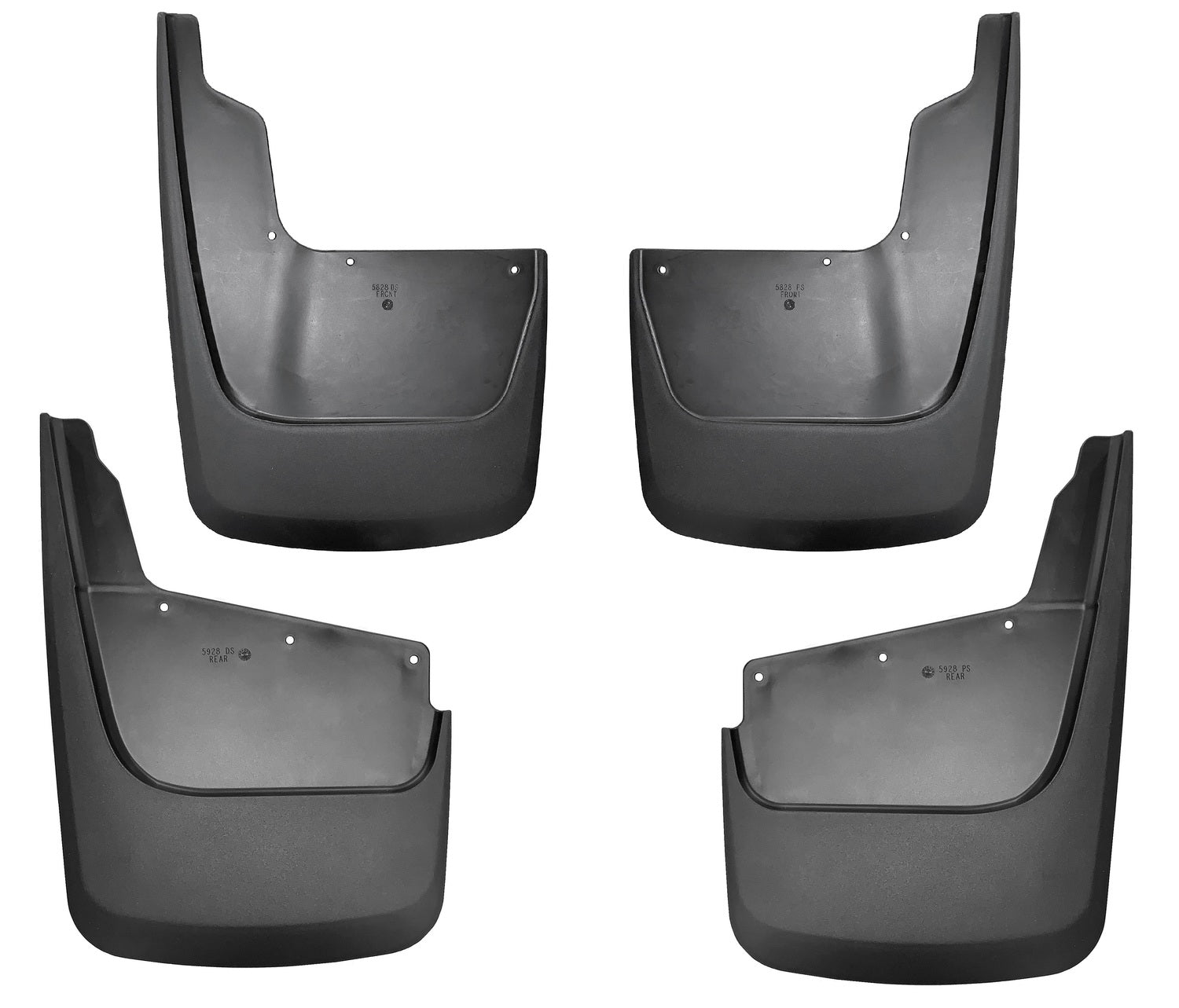 Custom Mud Guards Front and Rear Mud Guard Set For 2020-2026 Silverado 2500 HD/3500 HD Husky Liners