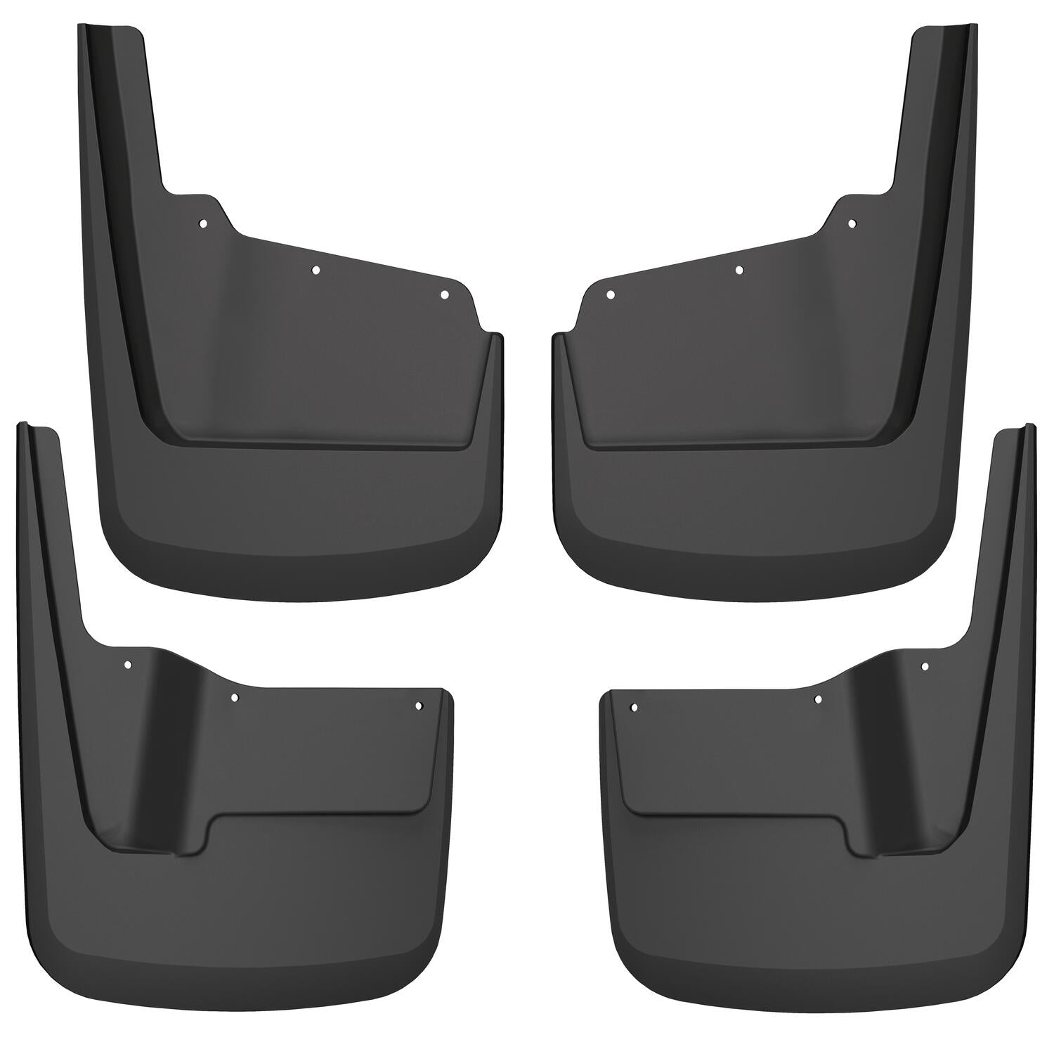 Custom Mud Guards Front and Rear Mud Guard Set For 2020-2026 Sierra 2500 HD/3500 HD Husky Liners