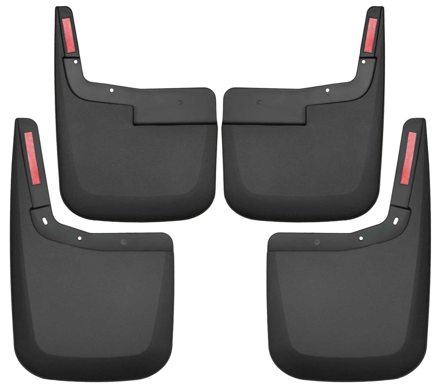 Custom Mud Guards Front and Rear Mud Guard Set For 2015-2020 F-150 Does Not Have Ford OEM Fender Flares Husky Liners