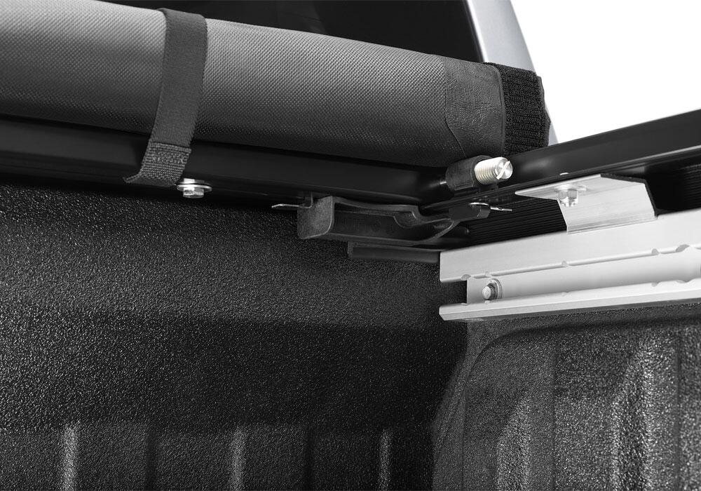 Lo Pro Tonneau Cover Black Black 2019-2027 (New Body Style) Ram 5 Foot 7 Inch Bed with RamBox with or without Multifunction Tailgate Truxedo