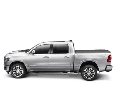 Lo Pro Tonneau Cover Black Black 2019-2027 (New Body Style) Ram 5 Foot 7 Inch Bed with RamBox with or without Multifunction Tailgate Truxedo
