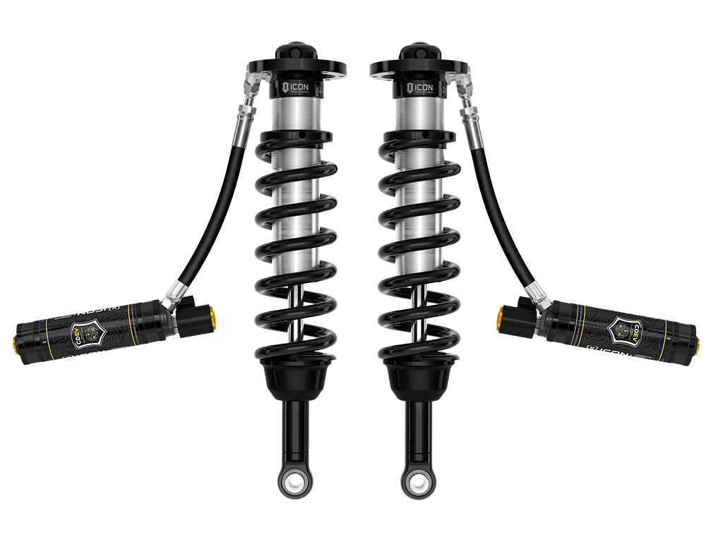 2023-2025 Sequoia Trd Pro 1-2.5 Inch Lift Front V.S. 2.5 Series Front Coilover Kit Remote Reservoir W/ CDEV Pair Icon Vehicle Dynamics