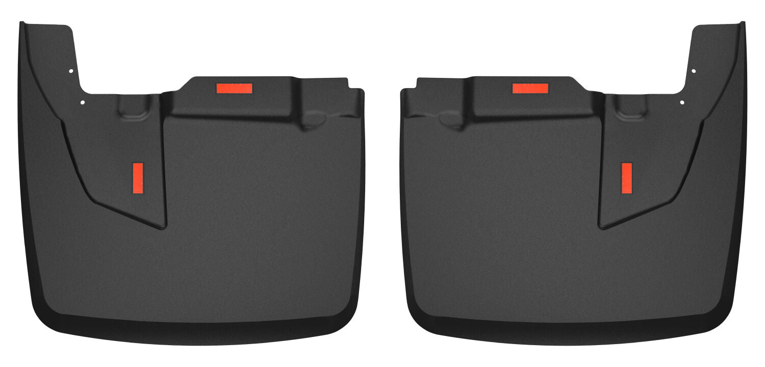 Custom Mud Guards Dually Rear Mud Guards For 2019-2024 3500 with fender flares Husky Liners