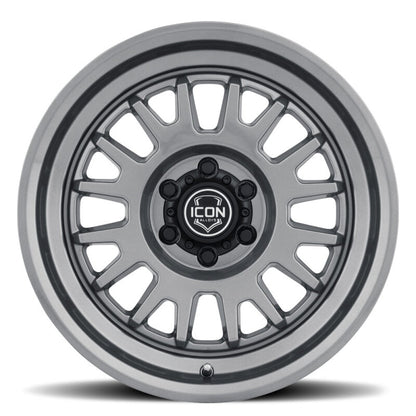 ICON Alloys Anza Gun Metal - 17x8.5 / 6x135 / 6mm / 5in BS