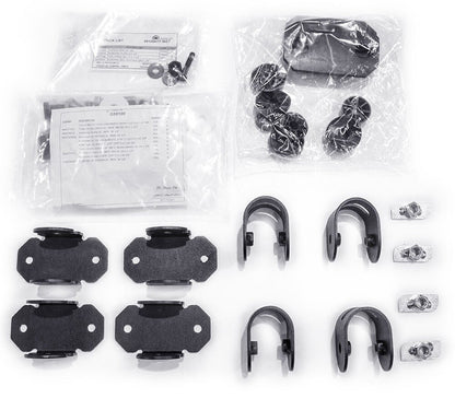 SRM Rack Mounting Kit Adjustable Multi Axis Mount Textured Black Go Rhino