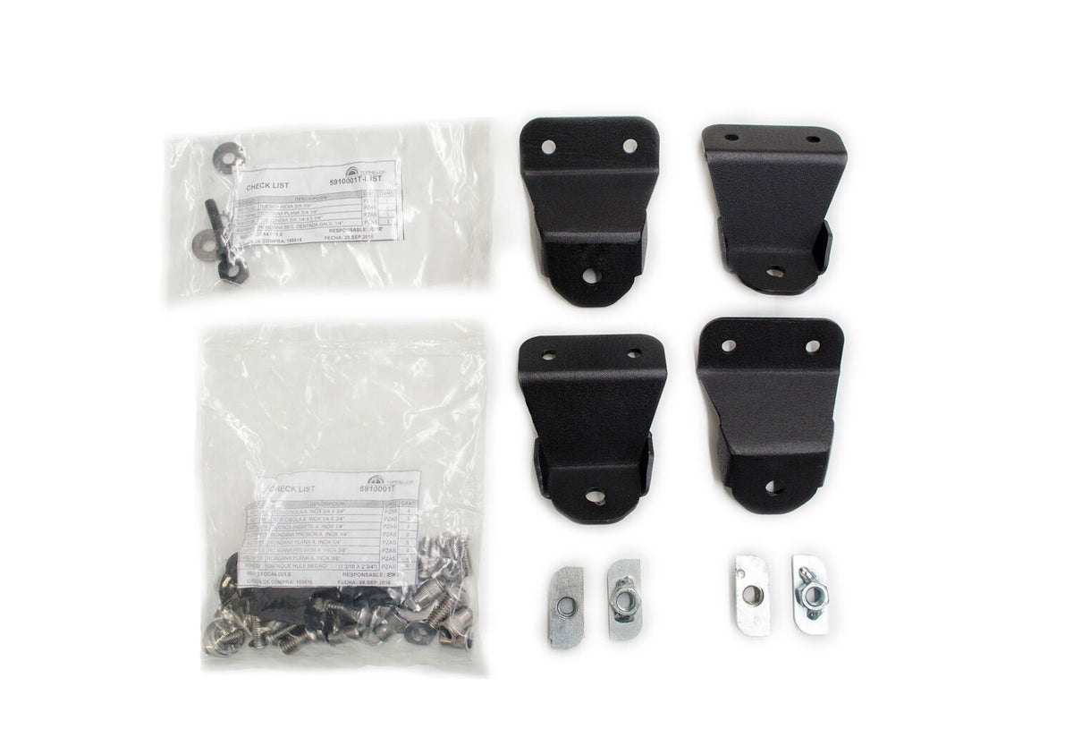 SRM Rack Mounting Kit Fixed Mount Textured Black Go Rhino
