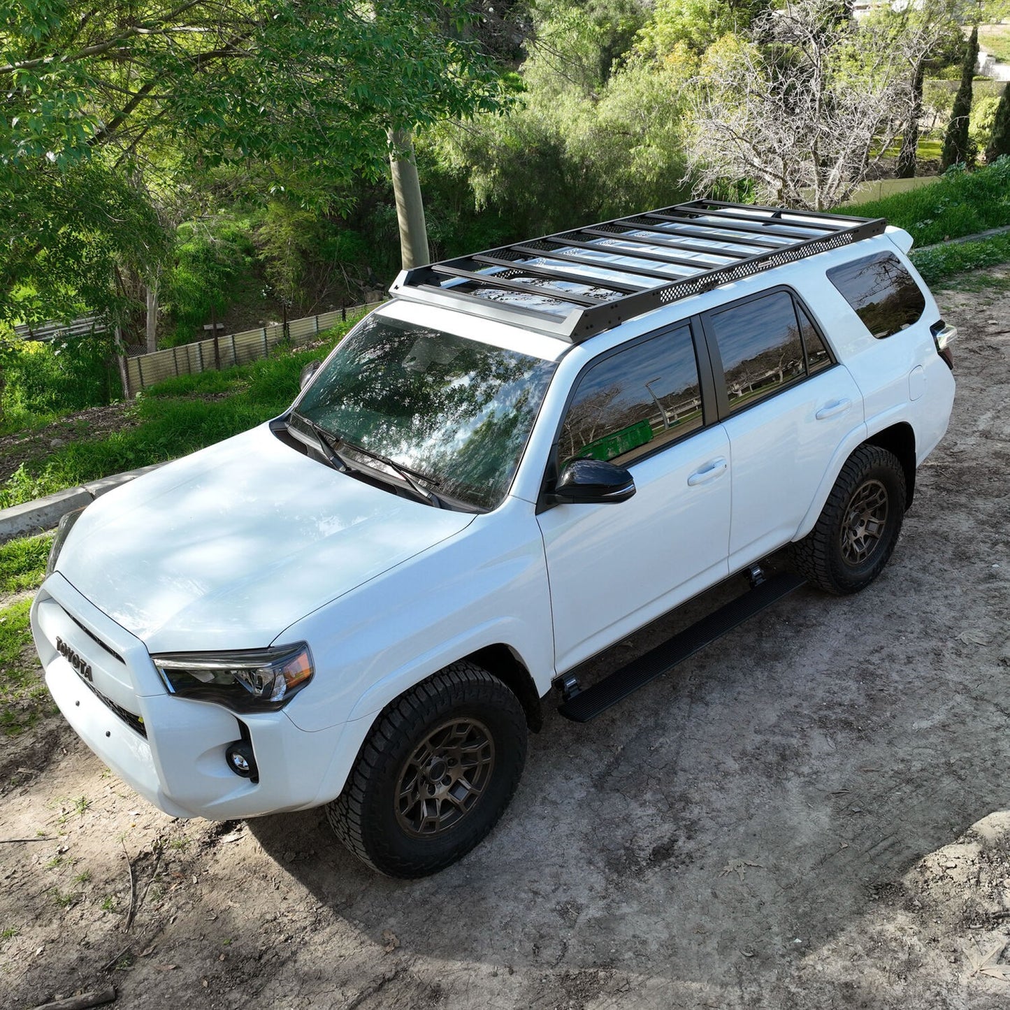 Ceros Low Profile Roof Rack Textured Black 2010-2024 Toyota 4Runner Go Rhino