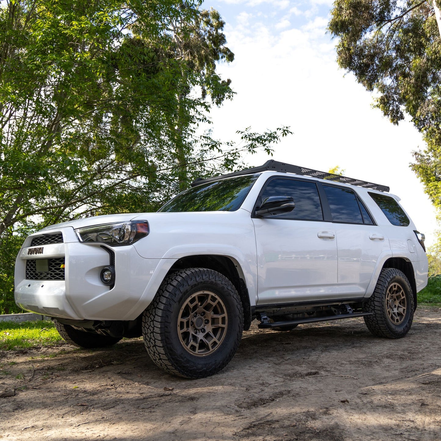 Ceros Low Profile Roof Rack Textured Black 2010-2024 Toyota 4Runner Go Rhino