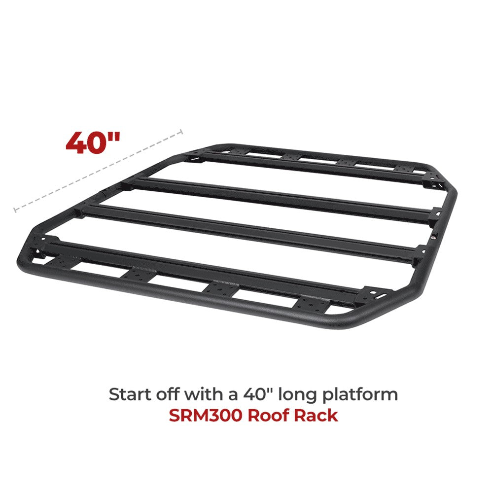SRM300 Universal Center Rack Extention Textured Black Go Rhino