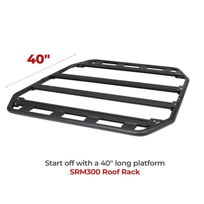 SRM300 Universal Center Rack Extention Textured Black Go Rhino