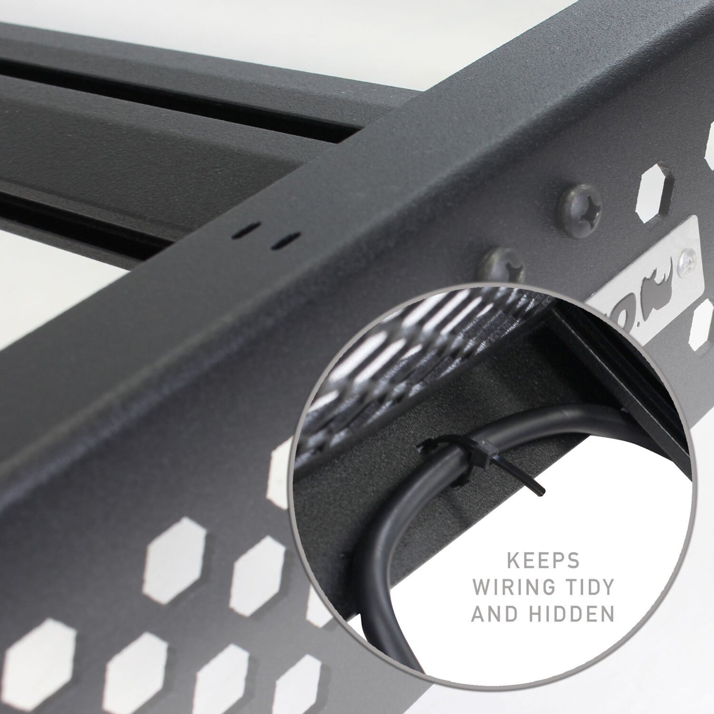 Ceros Low Profile Roof Rack Textured Black 2024-2026 Toyota Tacoma Go Rhino