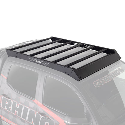 Ceros Low Profile Roof Rack Textured Black 2024-2026 Toyota Tacoma Go Rhino