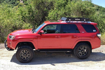 SRM400 Fabricated Customizable Steel Basket Roof Rack Textured Black Go Rhino