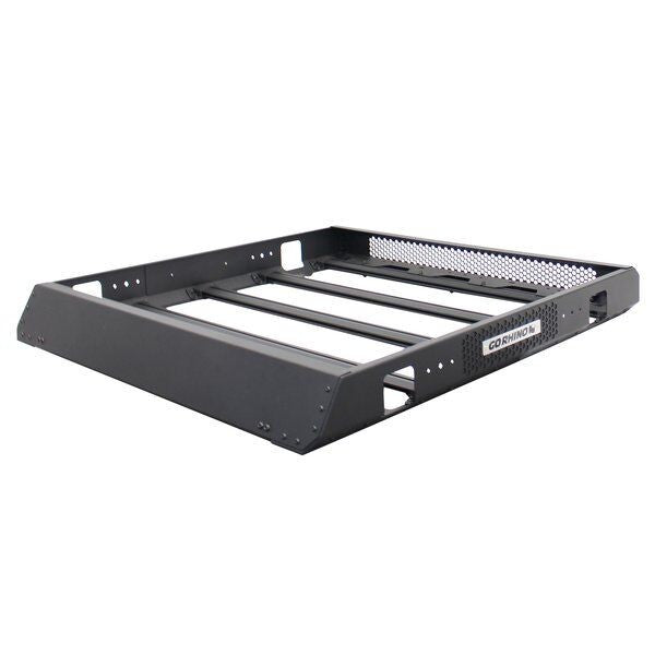 SRM400 68 Inch Fabricated Customizable Steel Basket Roof Rack Textured Black Go Rhino