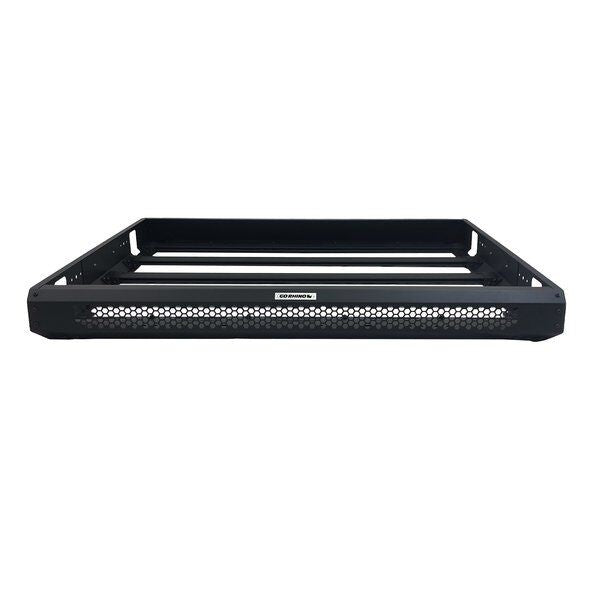 SRM400 68 Inch Fabricated Customizable Steel Basket Roof Rack Textured Black Go Rhino