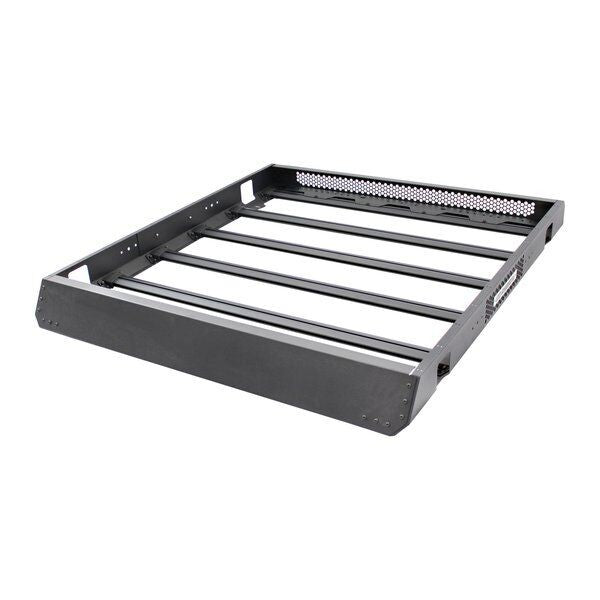 SRM400 68 Inch Fabricated Customizable Steel Basket Roof Rack Textured Black Go Rhino