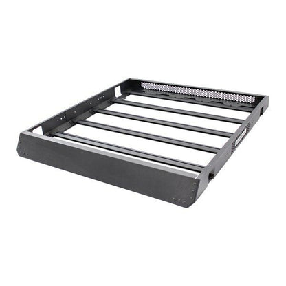 SRM400 68 Inch Fabricated Customizable Steel Basket Roof Rack Textured Black Go Rhino