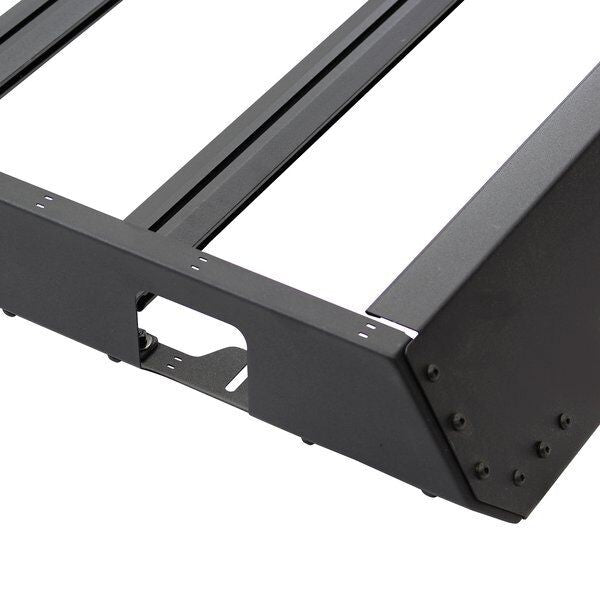 SRM400 68 Inch Fabricated Customizable Steel Basket Roof Rack Textured Black Go Rhino