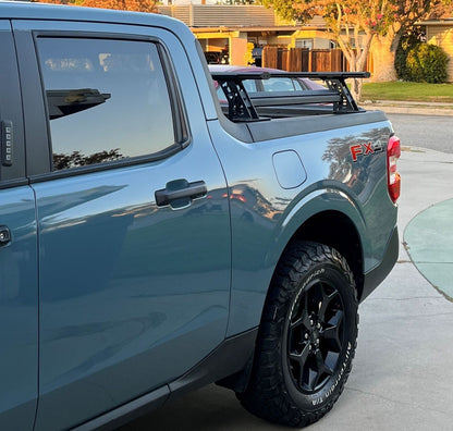 XRS Cross Bars Truck Bed Rail Kit for Mid Sized Trucks without Tonneau Covers Textured Black 2005-2026 Nissan Frontier 2015-2026 Colorado/Canyon 2016-2026 Toyota Tacoma Go Rhino