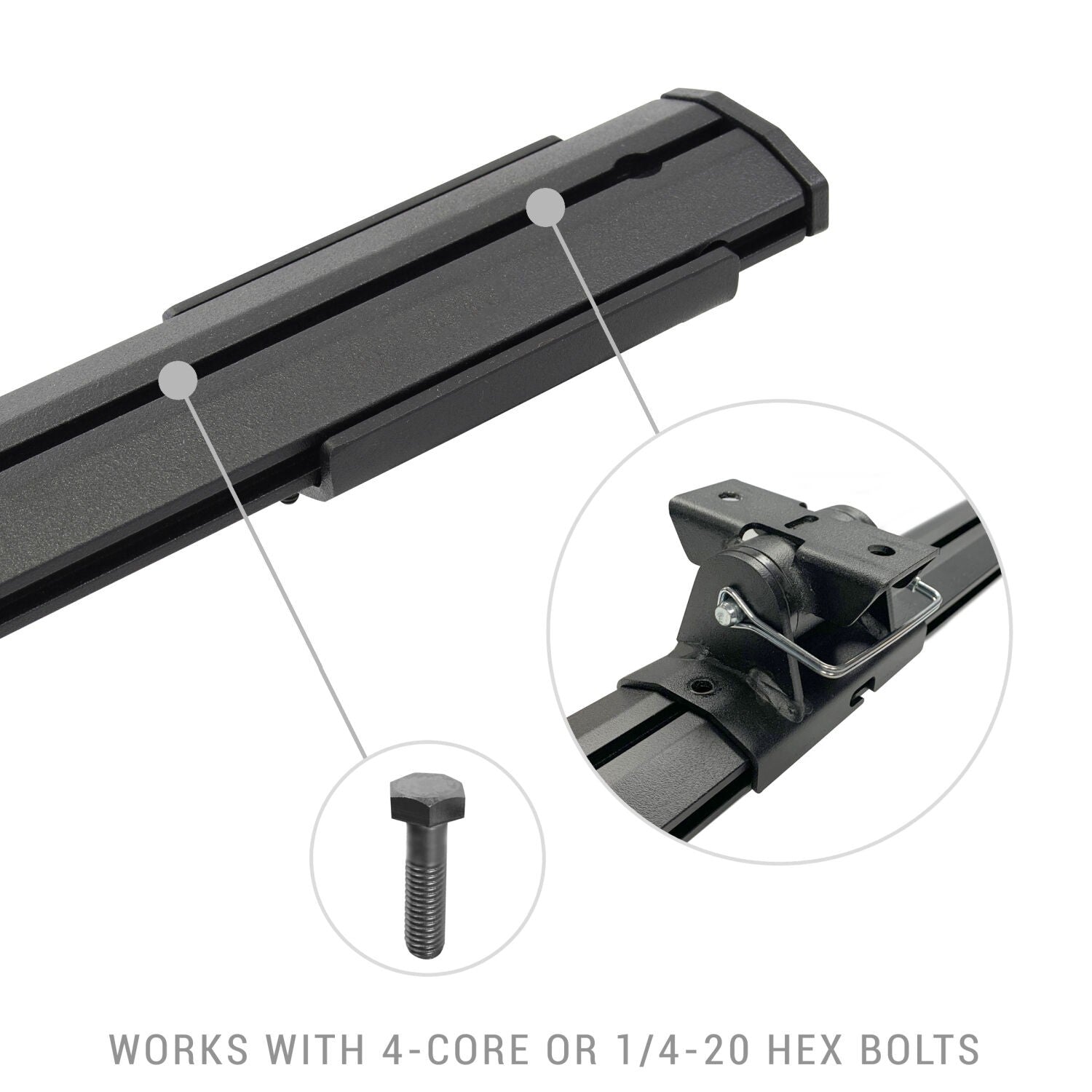 XRS Cross Bars Truck Bed Rail Kit for Mid Sized Trucks without Tonneau Covers Textured Black 2005-2026 Nissan Frontier 2015-2026 Colorado/Canyon 2016-2026 Toyota Tacoma Go Rhino