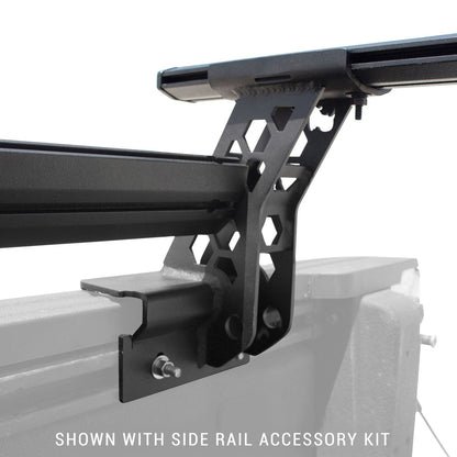 XRS Cross Bars Truck Bed Rail Kit for Mid Sized Trucks without Tonneau Covers Textured Black 2005-2026 Nissan Frontier 2015-2026 Colorado/Canyon 2016-2026 Toyota Tacoma Go Rhino