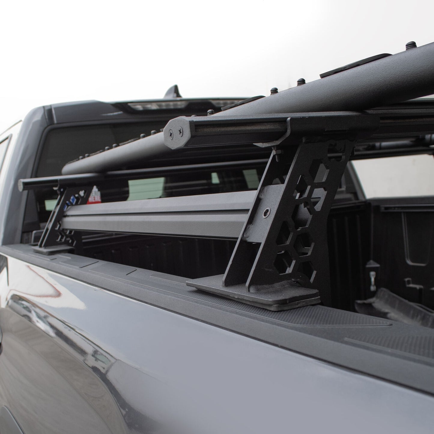 XRS Cross Bars Truck Bed Rail Kit for Mid Sized Trucks without Tonneau Covers Textured Black 2005-2026 Nissan Frontier 2015-2026 Colorado/Canyon 2016-2026 Toyota Tacoma Go Rhino