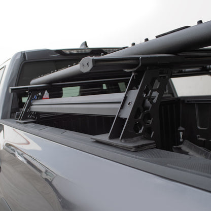 XRS Cross Bars Truck Bed Rail Kit for Mid Sized Trucks without Tonneau Covers Textured Black 2005-2026 Nissan Frontier 2015-2026 Colorado/Canyon 2016-2026 Toyota Tacoma Go Rhino