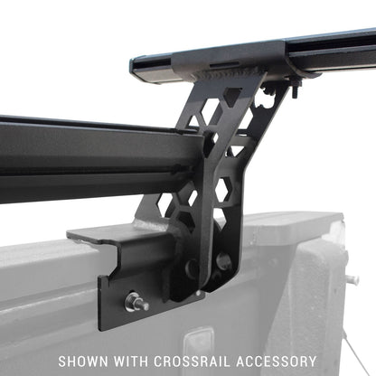 XRS Cross Bars Truck Bed Rail Kit for Full Sized Trucks without Tonneau Covers Textured Black 2007-2026 Toyota Tundra 2015-2026 Silverado/Sierra 2500 HD Go Rhino