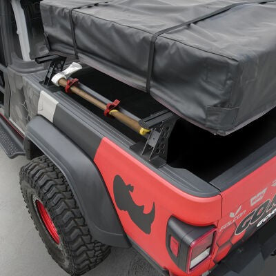 XRS Cross Bars 49 3/4 Inch Side Rail Accessory Kit Textured Black Go Rhino