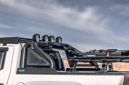 XRS Cross Bars Bed Rail Kit for Full/Mid Sized Trucks W/Tonneau Cover T Tracks Textured Black 2006-2026 Nissan Frontier 2016-2026 Toyota Tacoma 2017-2026 Ford F-250/F-350 Go Rhino