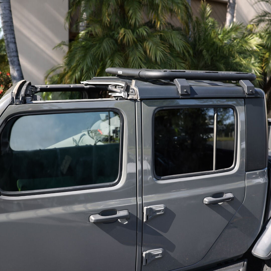 SRM500 35 Inch Flat Platform Roof Rack Textured Black Go Rhino