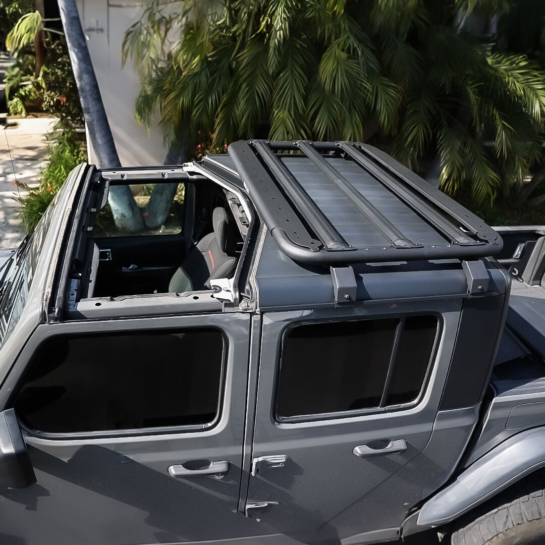 SRM500 35 Inch Flat Platform Roof Rack Textured Black Go Rhino