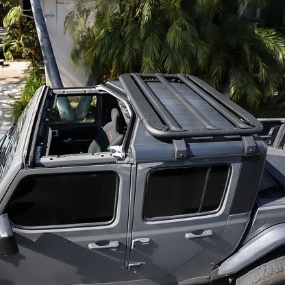 SRM500 35 Inch Flat Platform Roof Rack Textured Black Go Rhino