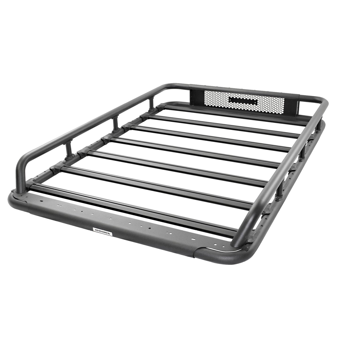 SRM600 55 Inch Tubular Basket Style Roof Rack Textured Black Go Rhino