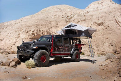 XRS Overland Xtreme Rack Jeep Gladiator JT Textured Black 2020-2025 Jeep Gladiator Go Rhino
