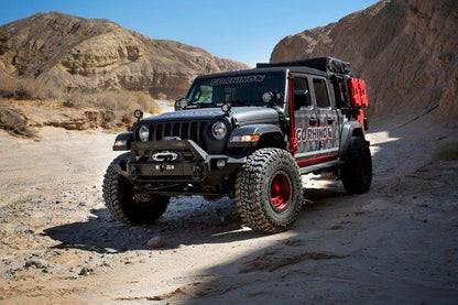 XRS Overland Xtreme Rack Jeep Gladiator JT Textured Black 2020-2025 Jeep Gladiator Go Rhino