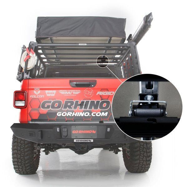 XRS/SRM Quick Release Tent Bracket Kit Textured Black Go Rhino