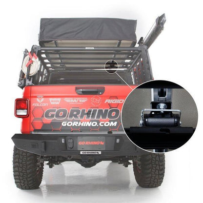 XRS/SRM Quick Release Tent Bracket Kit Textured Black Go Rhino