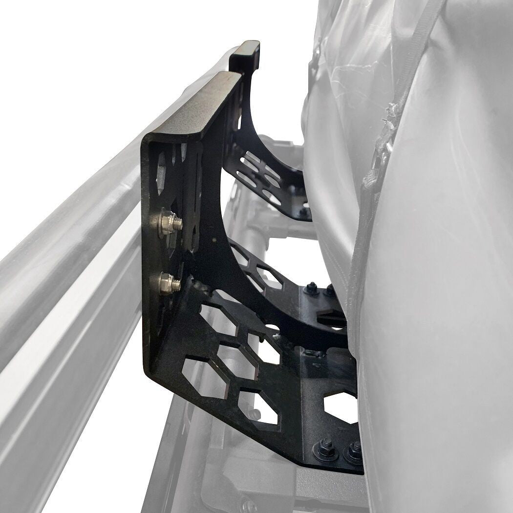 XRS/SRM Awning Bracket Kit Textured Black Go Rhino
