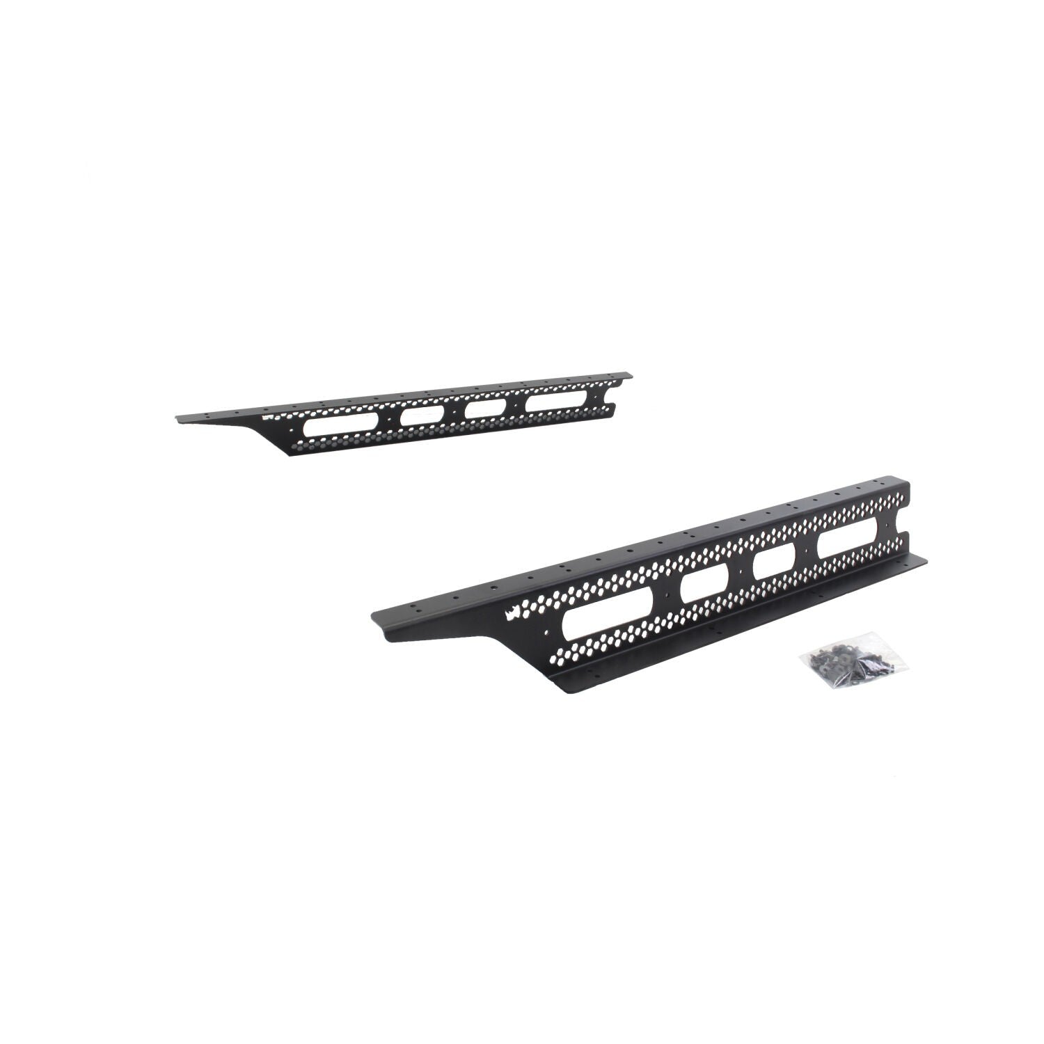 XRS Cab Overhang Mount Kit For 55 Inch Rack Textured Black Go Rhino