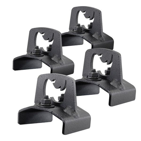 XRS/SRM Rhino Tie Down Kit (Includes Four Tie Downs) Textured Black Go Rhino