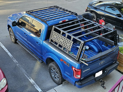 XRS Overland Xtreme Rack Full Size Trucks Textured Black 2014-2026 Toyota Tundra 2015-2026 Ford F-150 2019-2026 Silverado/Sierra 1500 Go Rhino