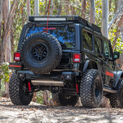 XE Hard Top Light Mount Single Cube 3 Inch x 3 Inch dual cube Textured Black 2018-2026 Jeep Wrangler JL 2020-2025 Jeep Gladiator Go Rhino
