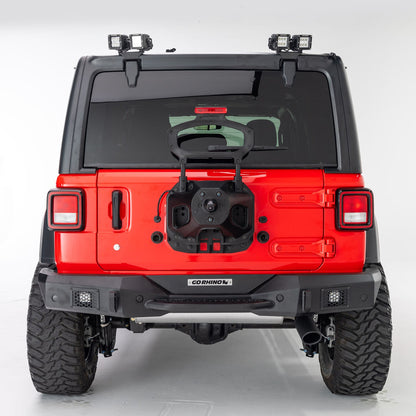 XE Hard Top Light Mount for two 3 Inch x 3 Inch LED Cube Lights Textured Black 2018-2026 Jeep Wrangler JL 2020-2025 Jeep Gladiator Go Rhino